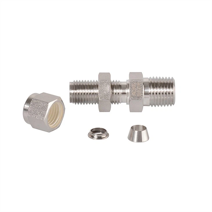 Hydraulic Bulkhead Union Male Connector